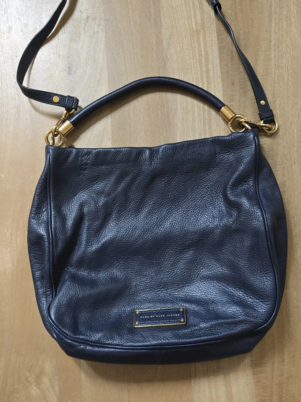 Marc by Marc Jacobs Black Leather Hobo Tote